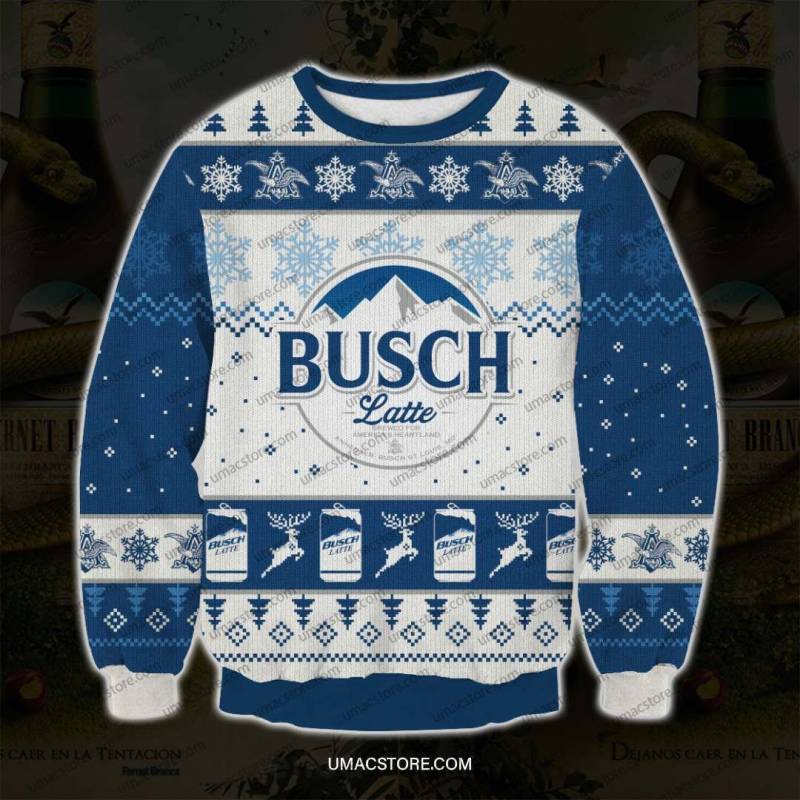 Busch Latte V1 3D Print Ugly Christmas Sweatshirt