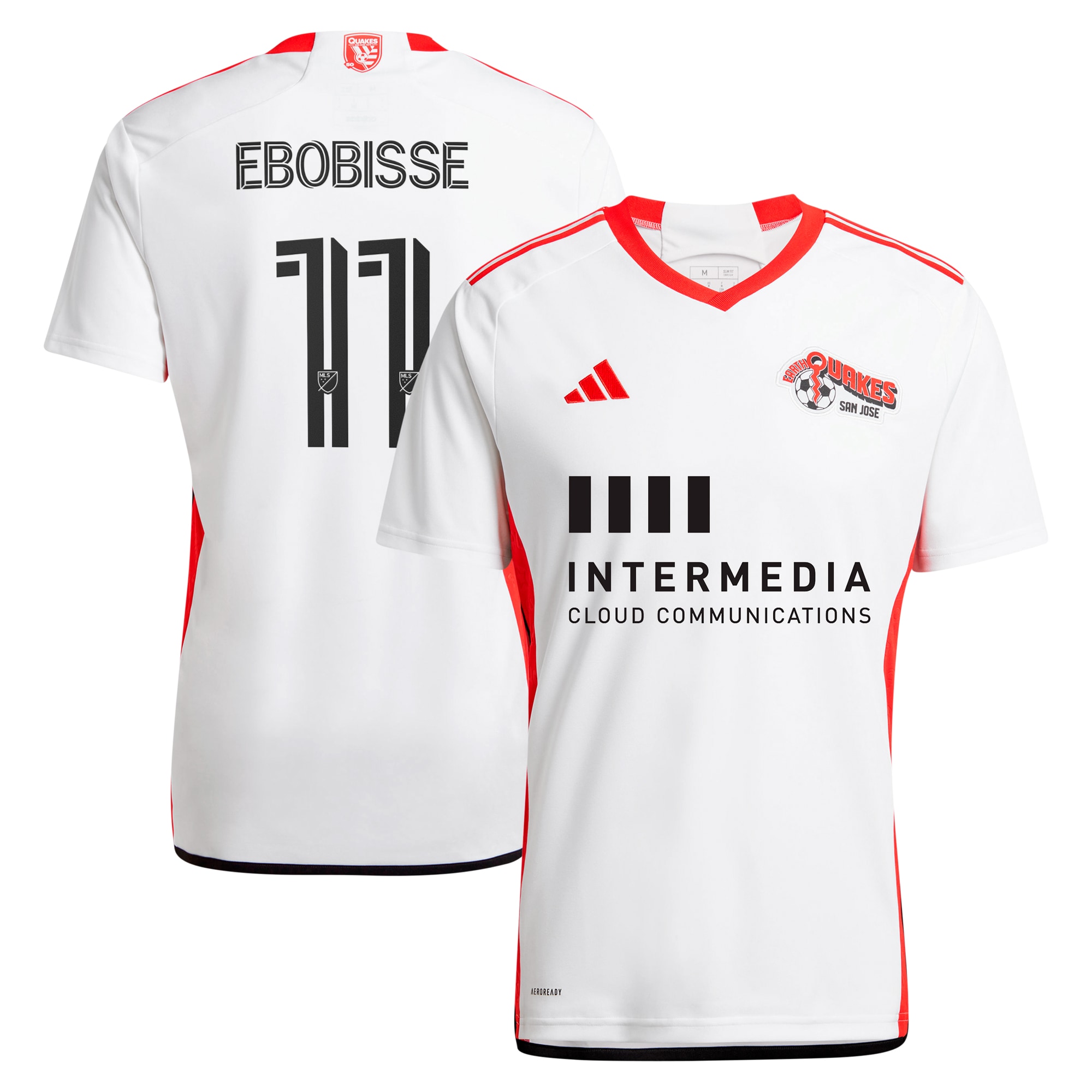 Jeremy Ebobisse San Jose Earthquakes 2024 The 50 Kit Replica Player Jersey – White