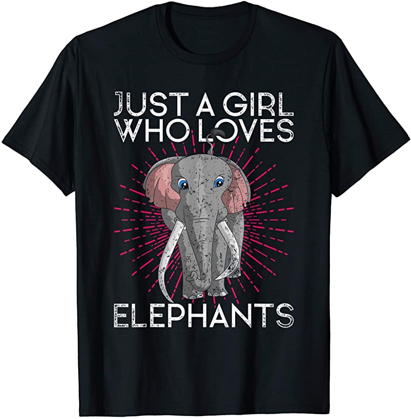 Africa Zoo Animal Lover Girls Women Gift Safari Elephant T-Shirt