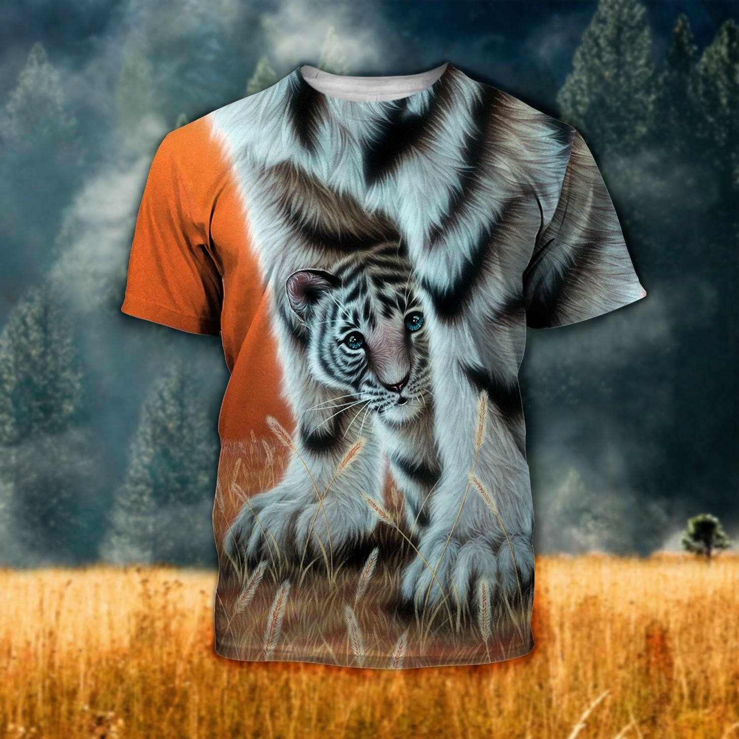 Tiger Ver03 Tthj120721Nvm Unisex 3D T-Shirt All Over Print