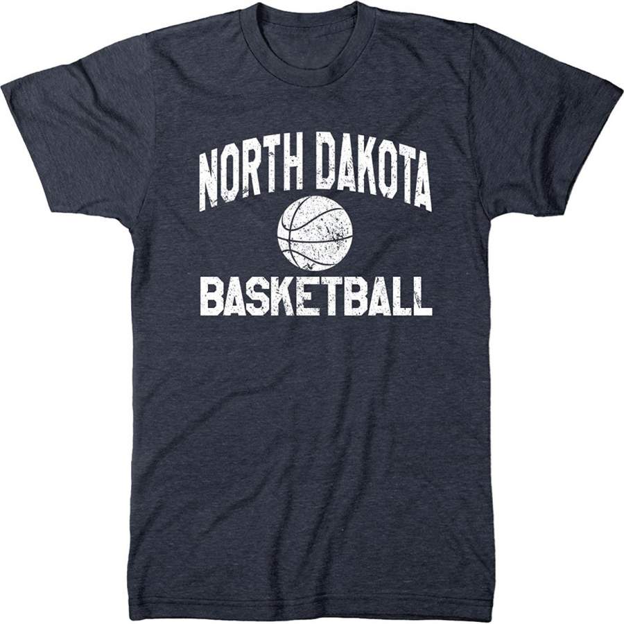 DTACover your body with amazing  DTATrunk Candy North Dakota Basketball Men’s Modern Fit T-Shirt