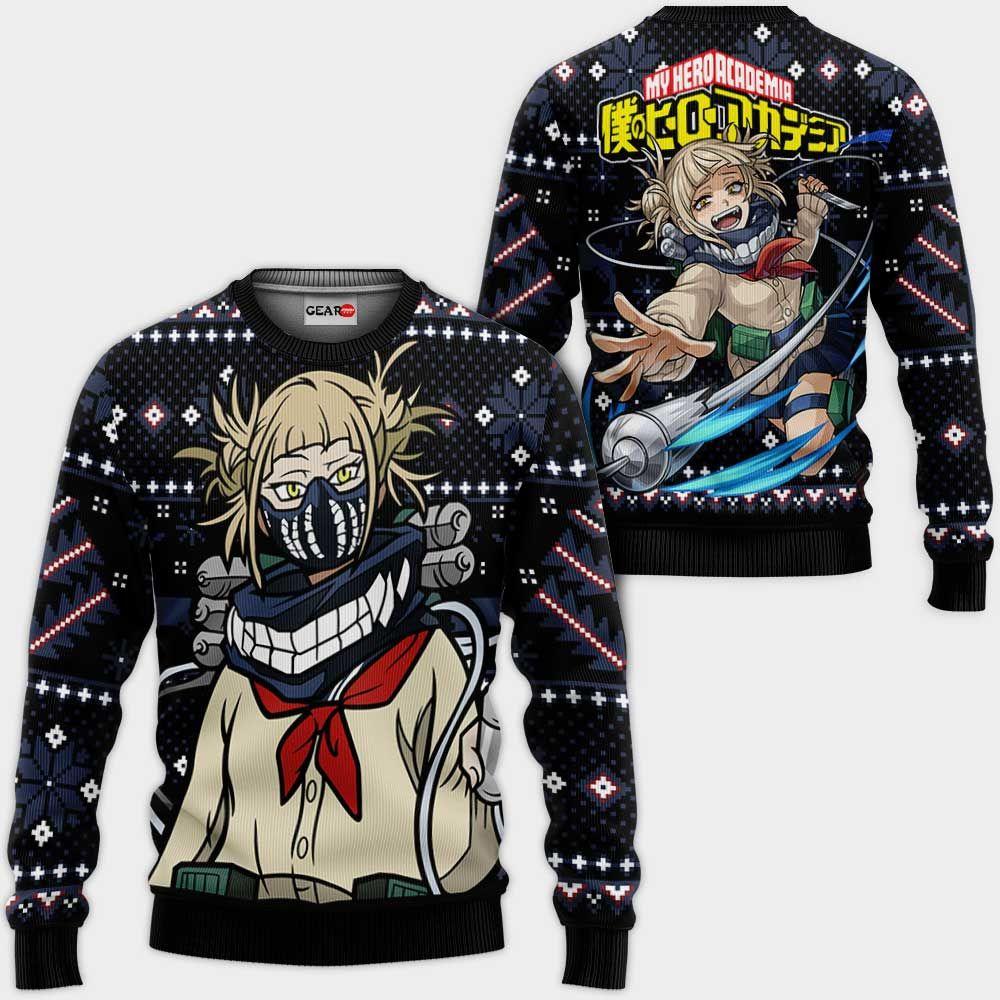 Himiko Toga Ugly Christmas Sweater Custom Anime My Hero Academia Xmas Gifts