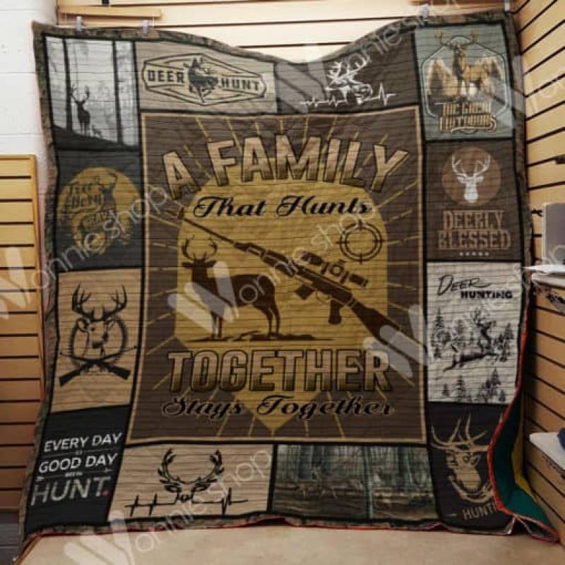 Deer Hunting Family Dad A0501 83O39 Blanket