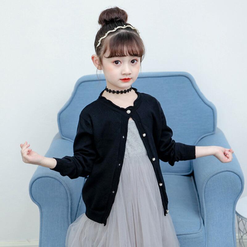 Toddler Teen Clothes Kids Girls Cardigan Cotton Knitted Sweater Children Cardigans Outerwear Girl Sweater Kids Coats 6 8 10 12 alx