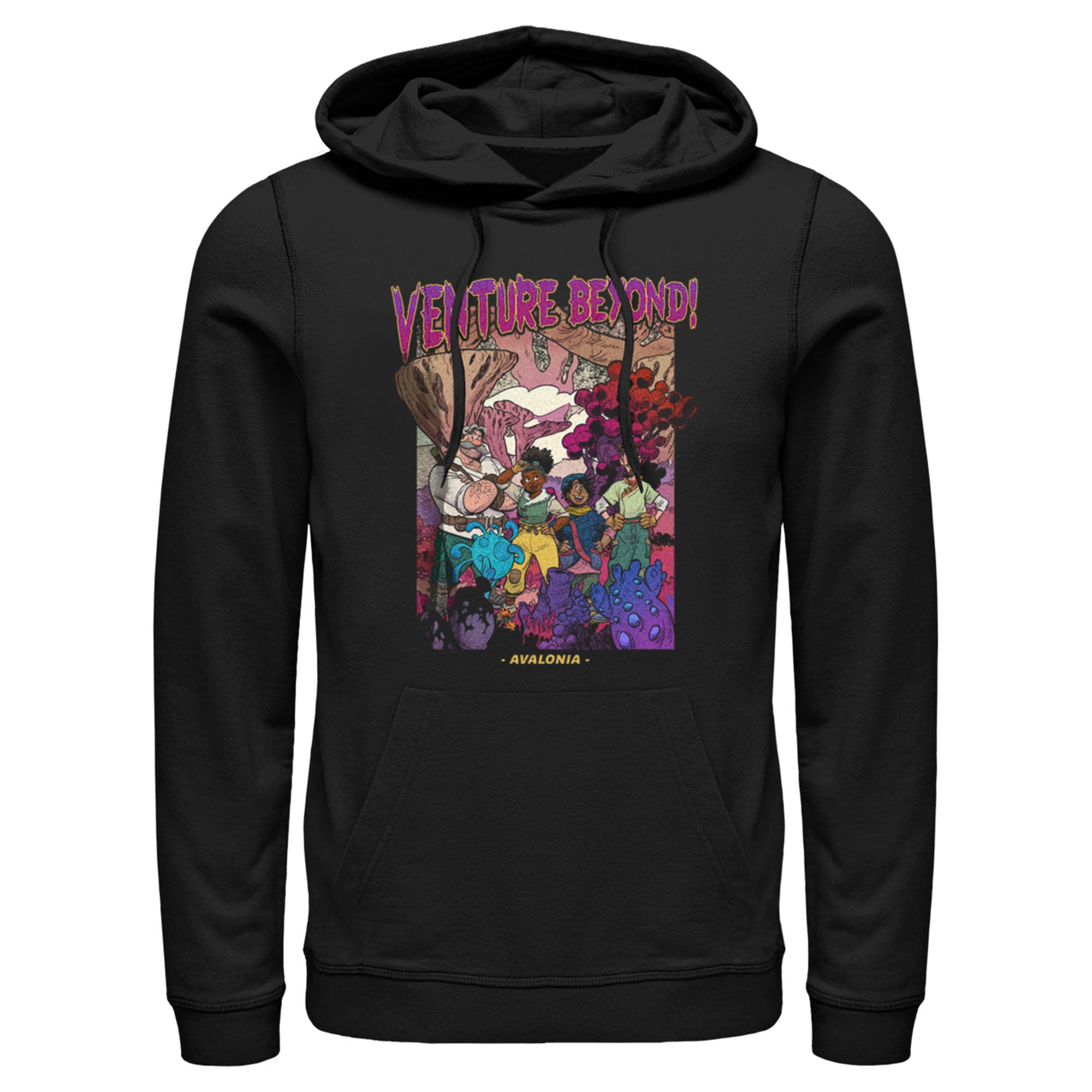 Men’S Strange World Venture Beyond Group Pull Over Hoodie