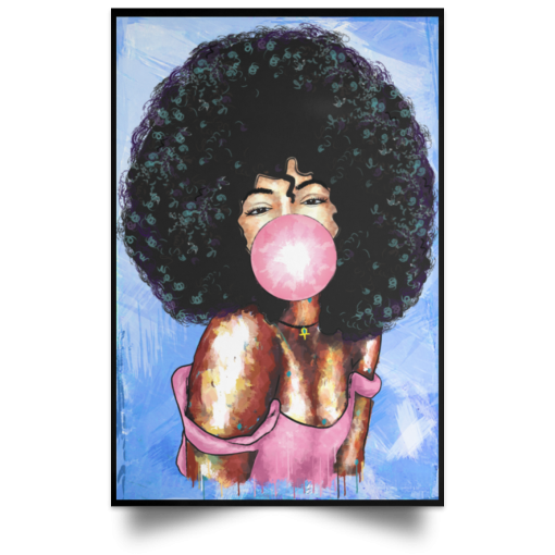 Black Girl Gum Poster