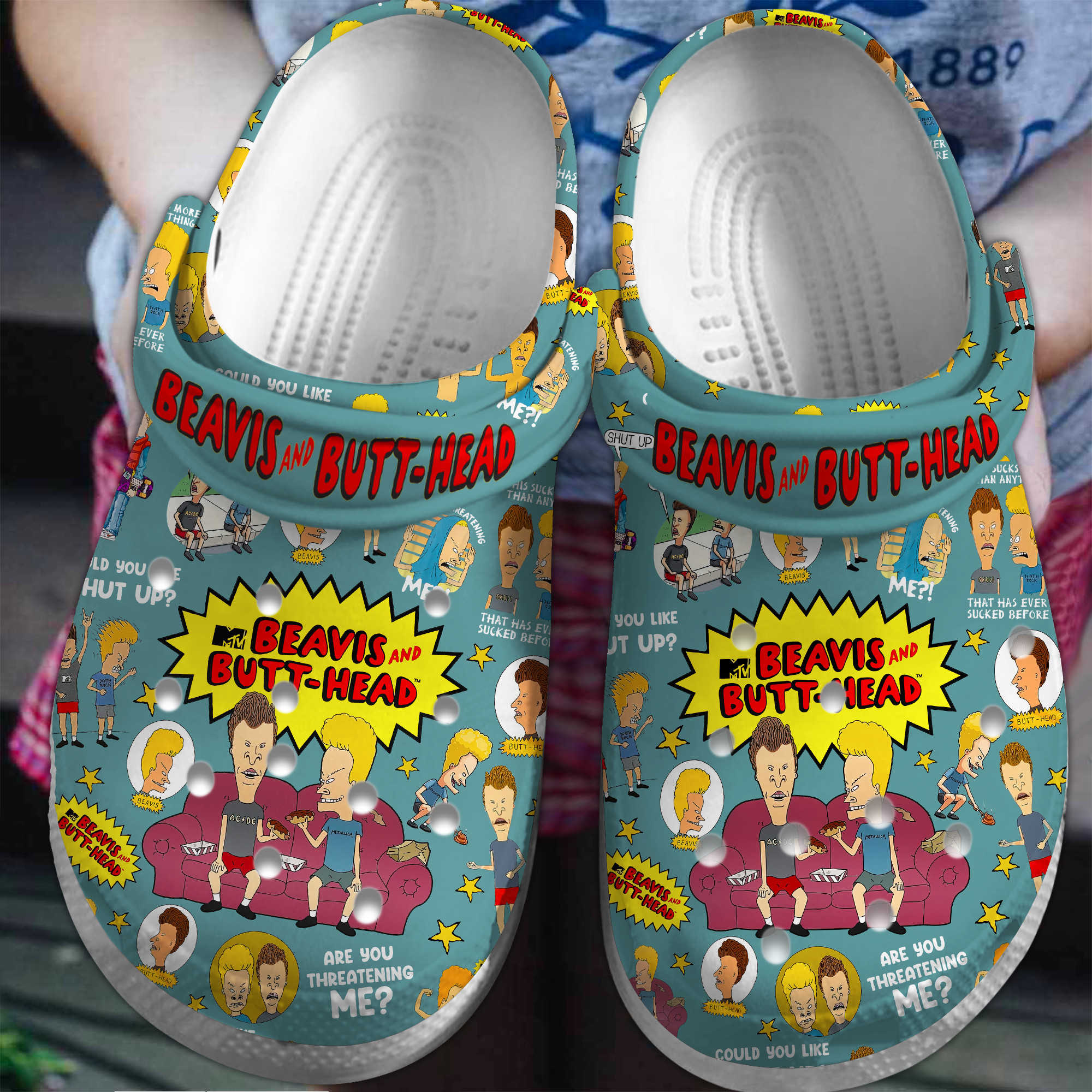 Beavis And Butt Head Tv Series Crocss Clogs For Men Women And Kid 6Cdwcyfb-1