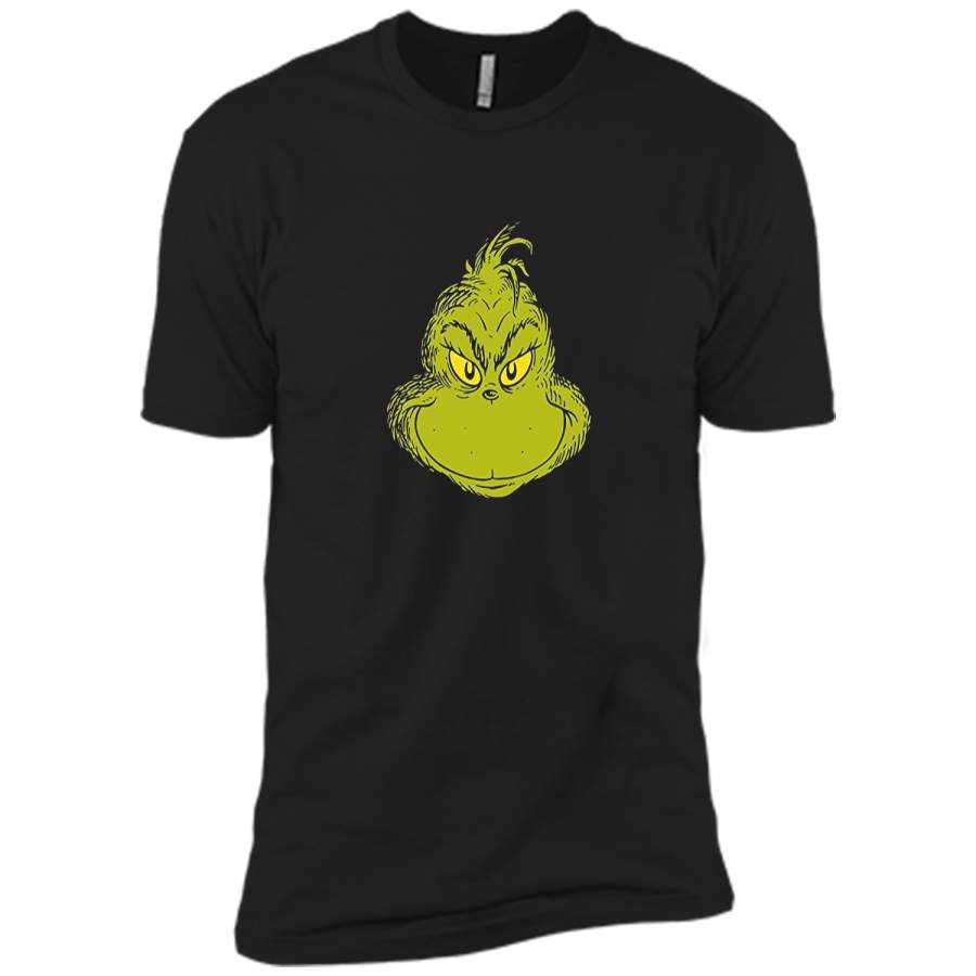 Dr. Seuss Classic Grinch Face T-shirt - ReadingLLC