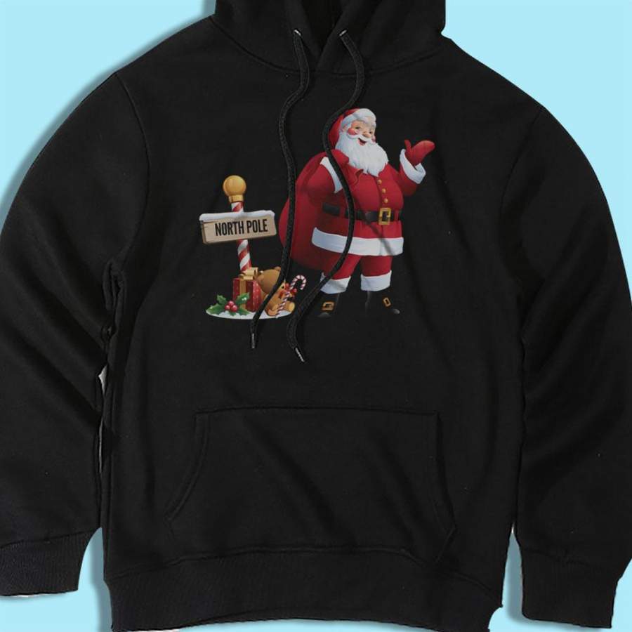 Santa Christmas Men’S Hoodie