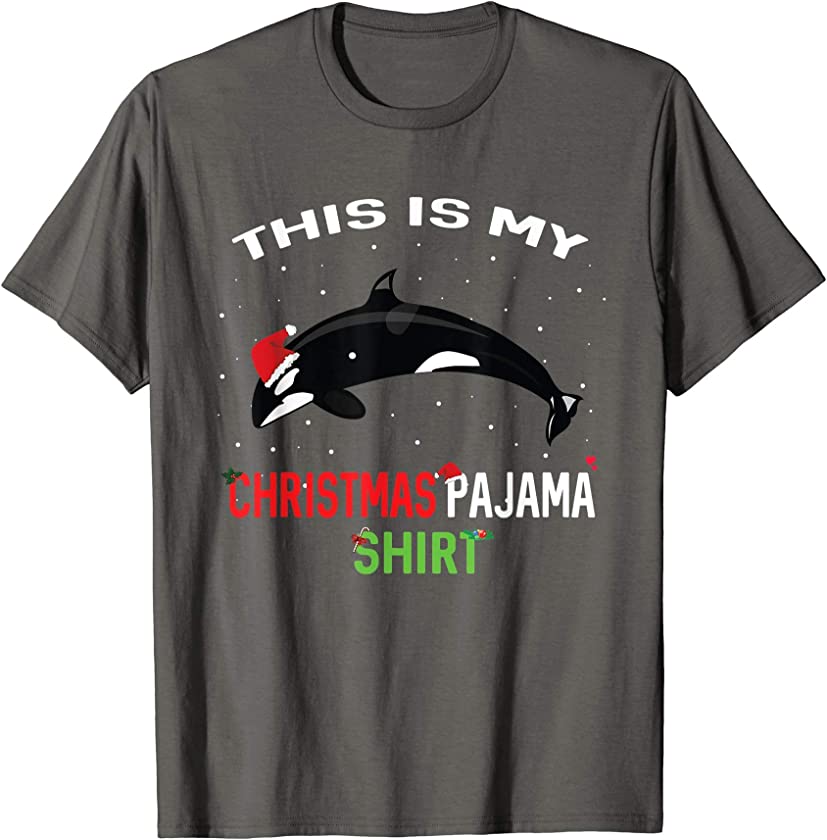 Killer whale Xmas Gift Tee Family Matching T-Shirt