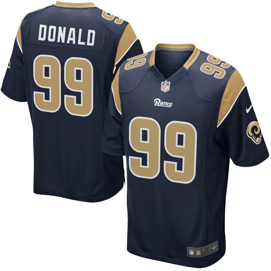 Aaron Donald Los Angeles Rams Nike Youth Game Jersey – Navy