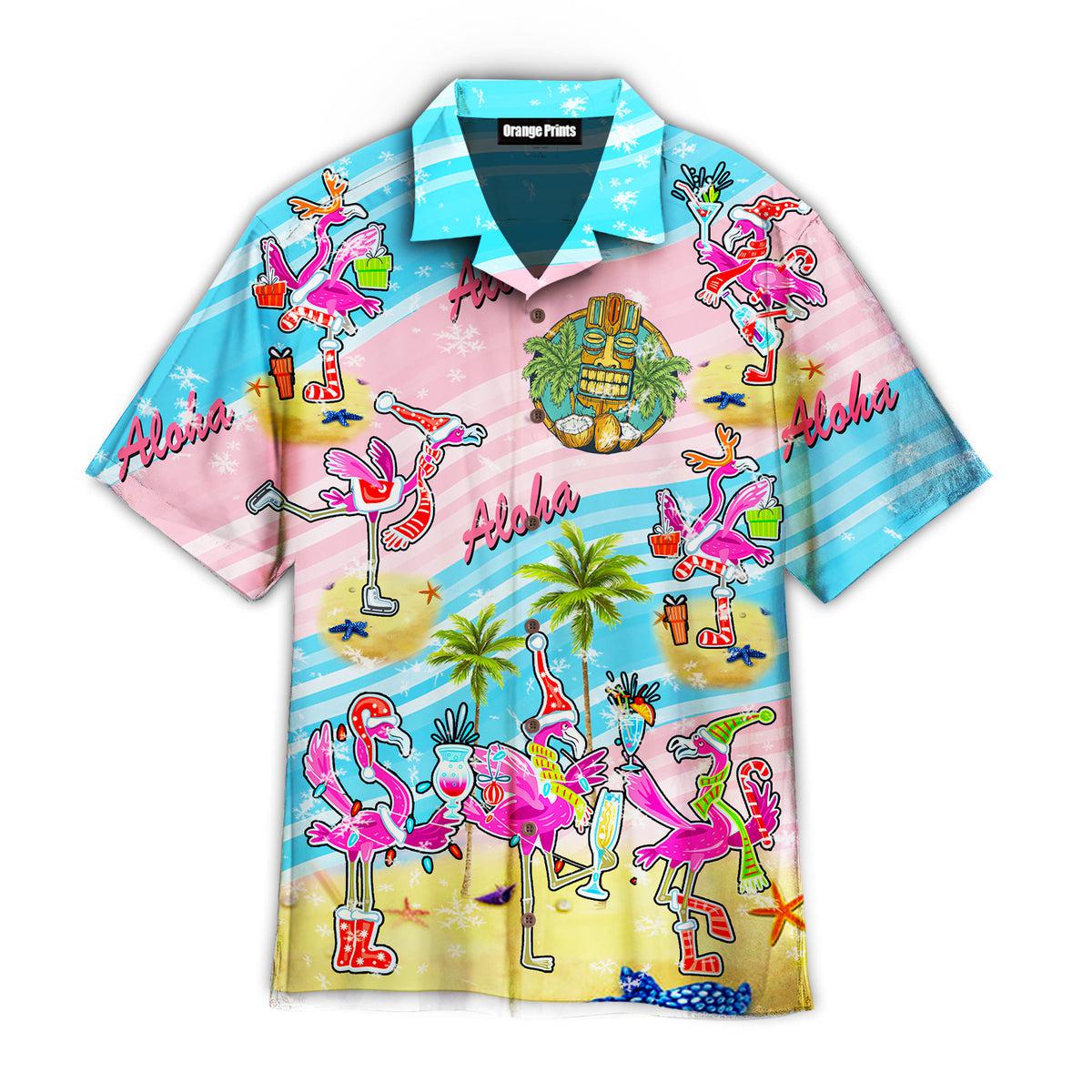 Aloha Flamigo Tiki Summer Hawaii Shirt For Men Women Ha9651