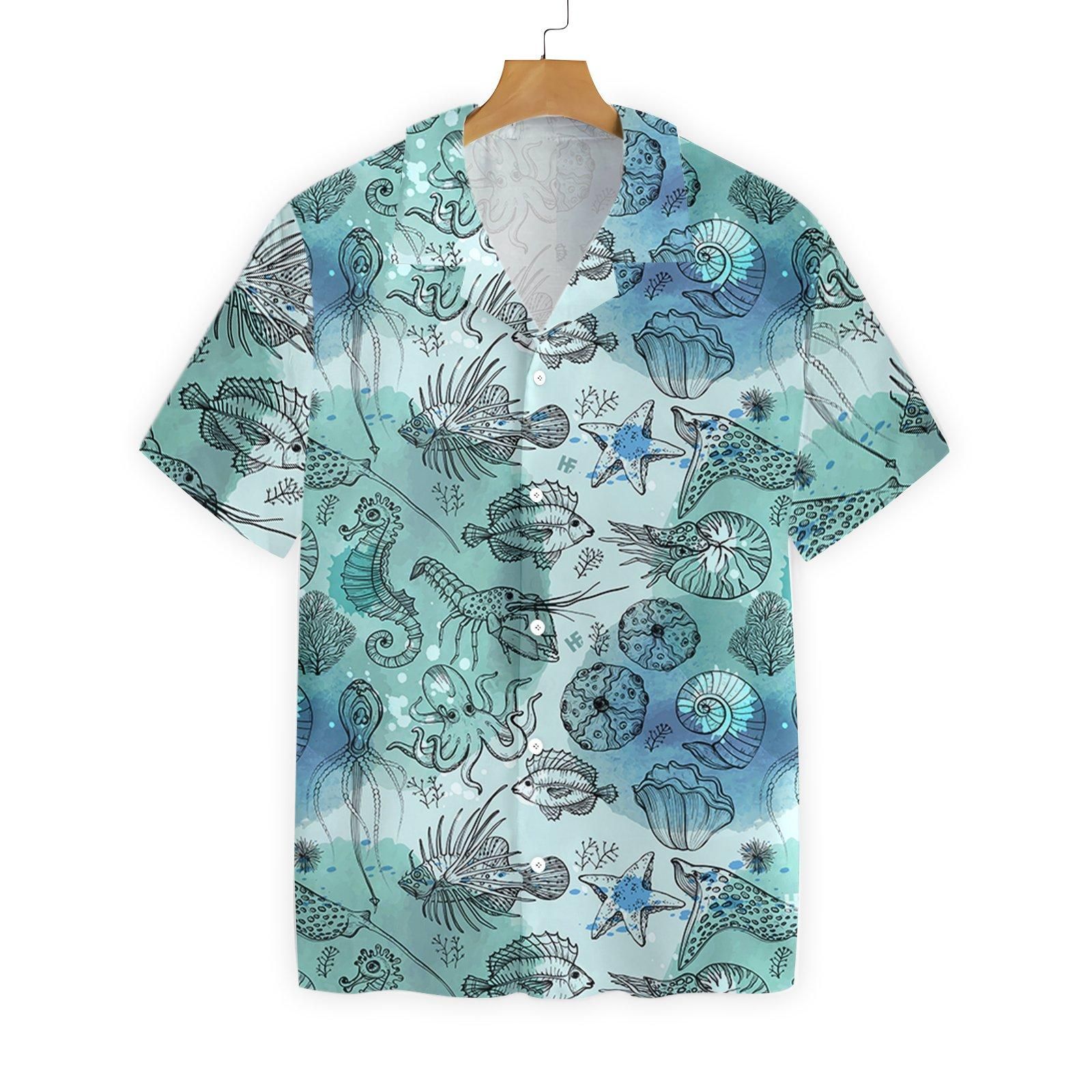 Fish And Deep Water Living 2610 Hawaii Shirt Ha7033