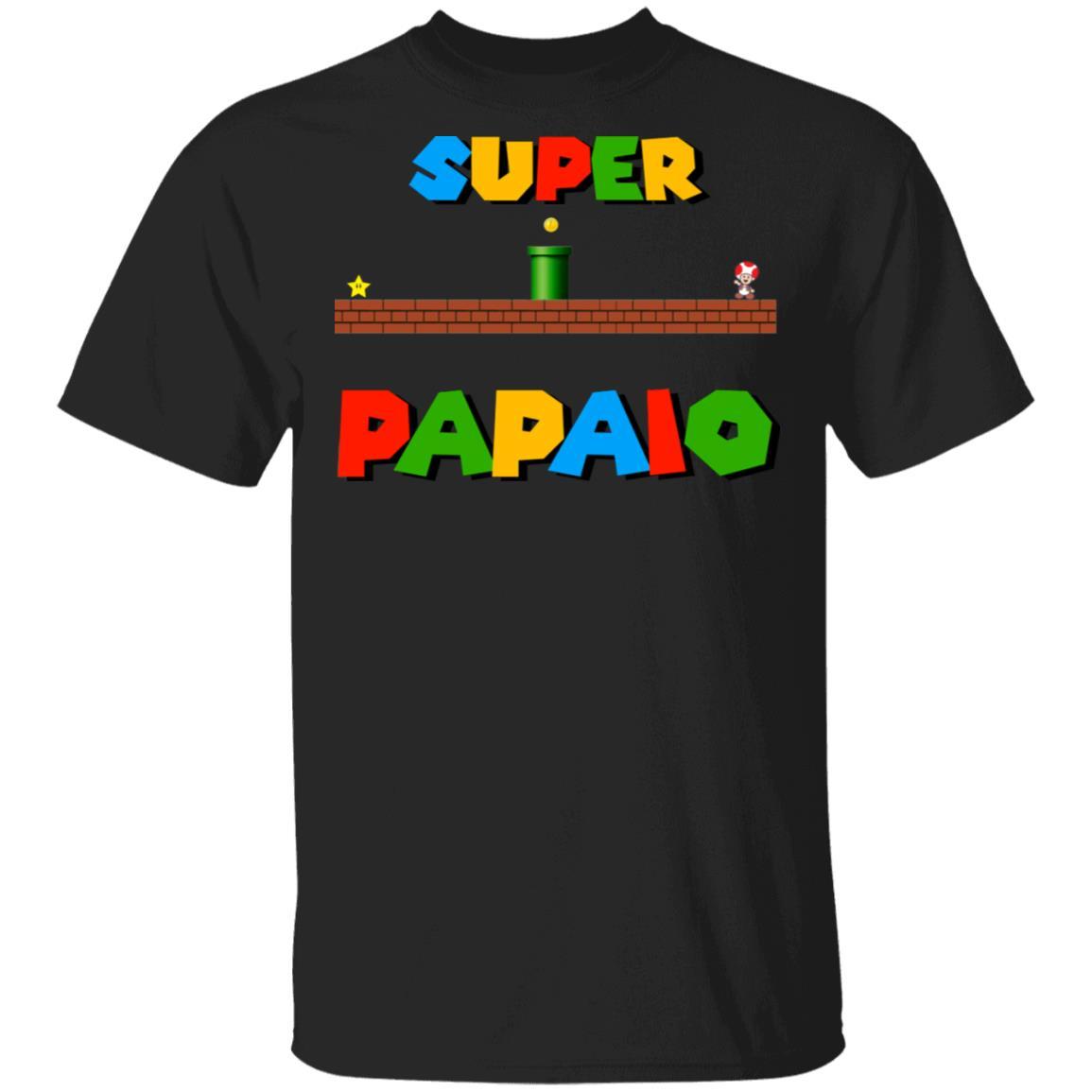 Super Papaio T-shirt Super Mario Papa Tee