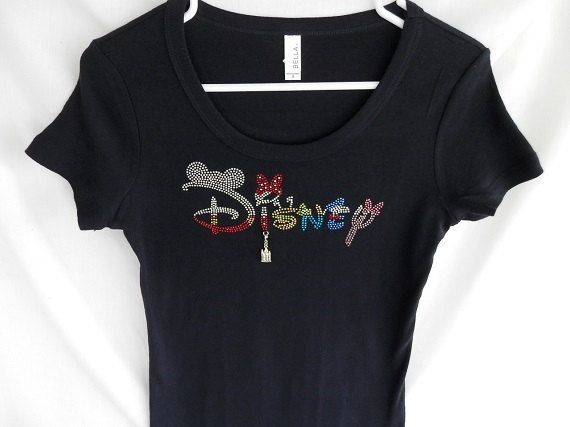 Rhinestone Character T-Shirt