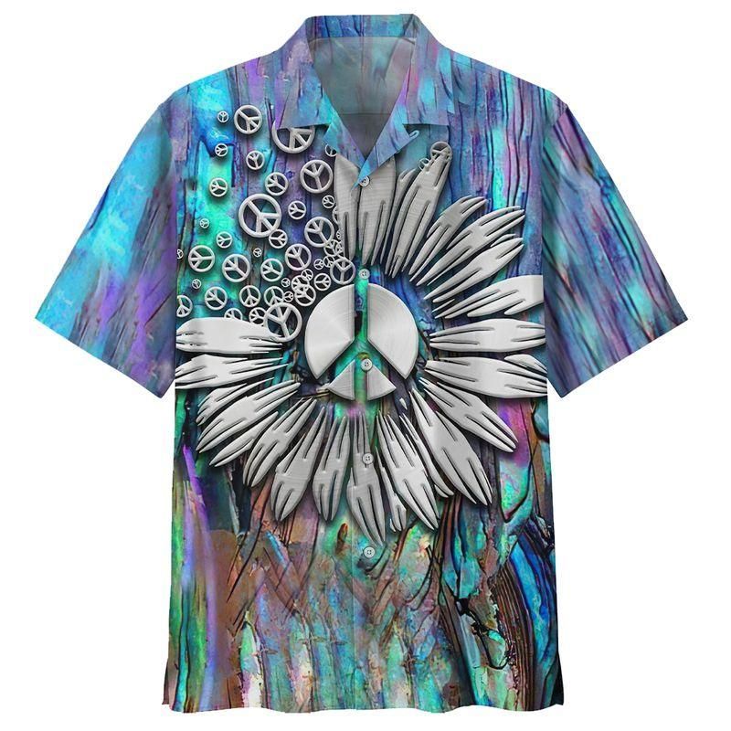 Hippie Beach Aloha Hawaii Shirt Colorful Short Sleeve Summer Casual For Men And Women Ha27304