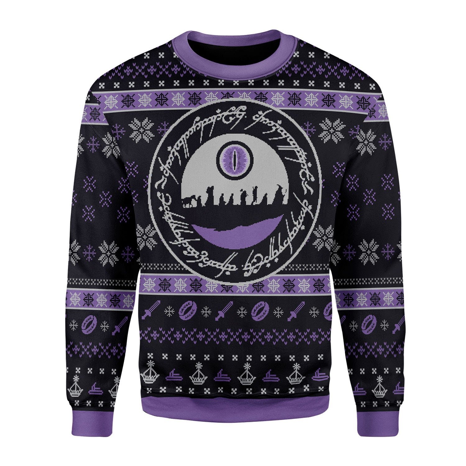 The Fellowship Ugly Christmas Sweater | Unisex | Full Size | Adult | Colorful | US3457