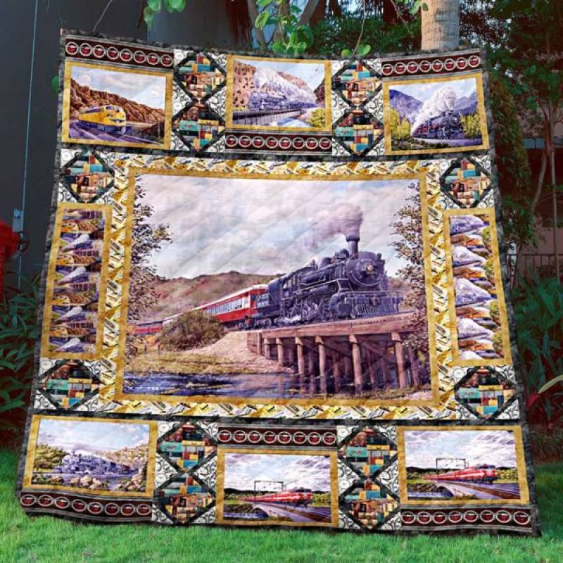 Limited Edition Train Tml190703 Quilt Blanket