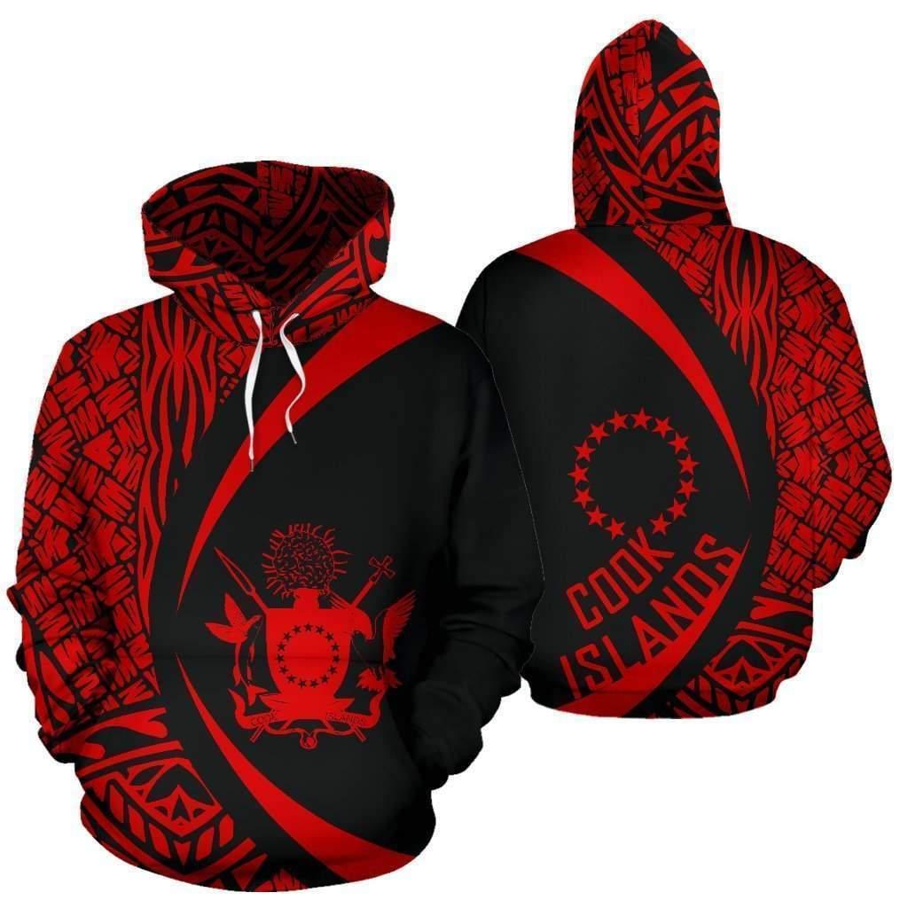 Cook Islands Polynesian Hoodie Circle Style