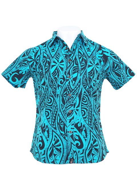 Hinano Tahiti Kapula Turquoise Black Amazing Design Hawaii Shirt Ha52554