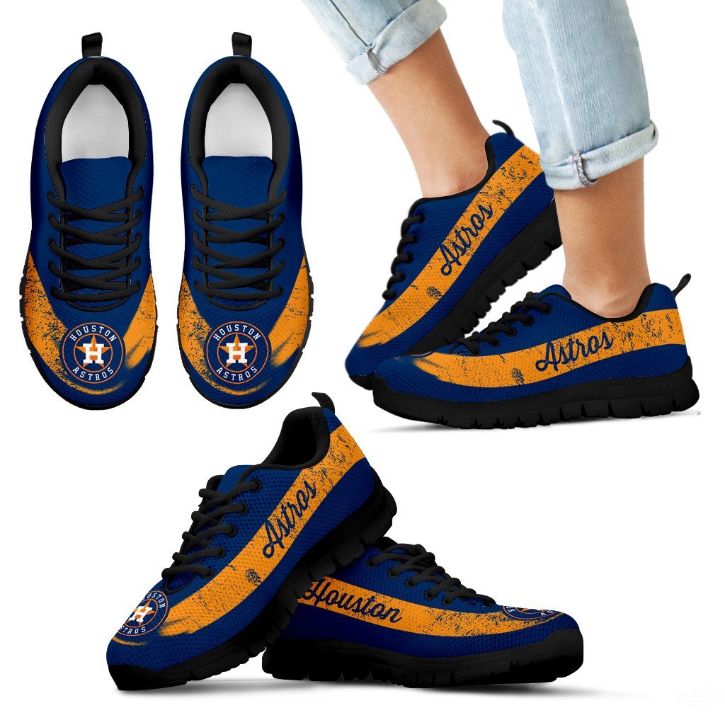 Single Line Logo Houston Astros Sneakers