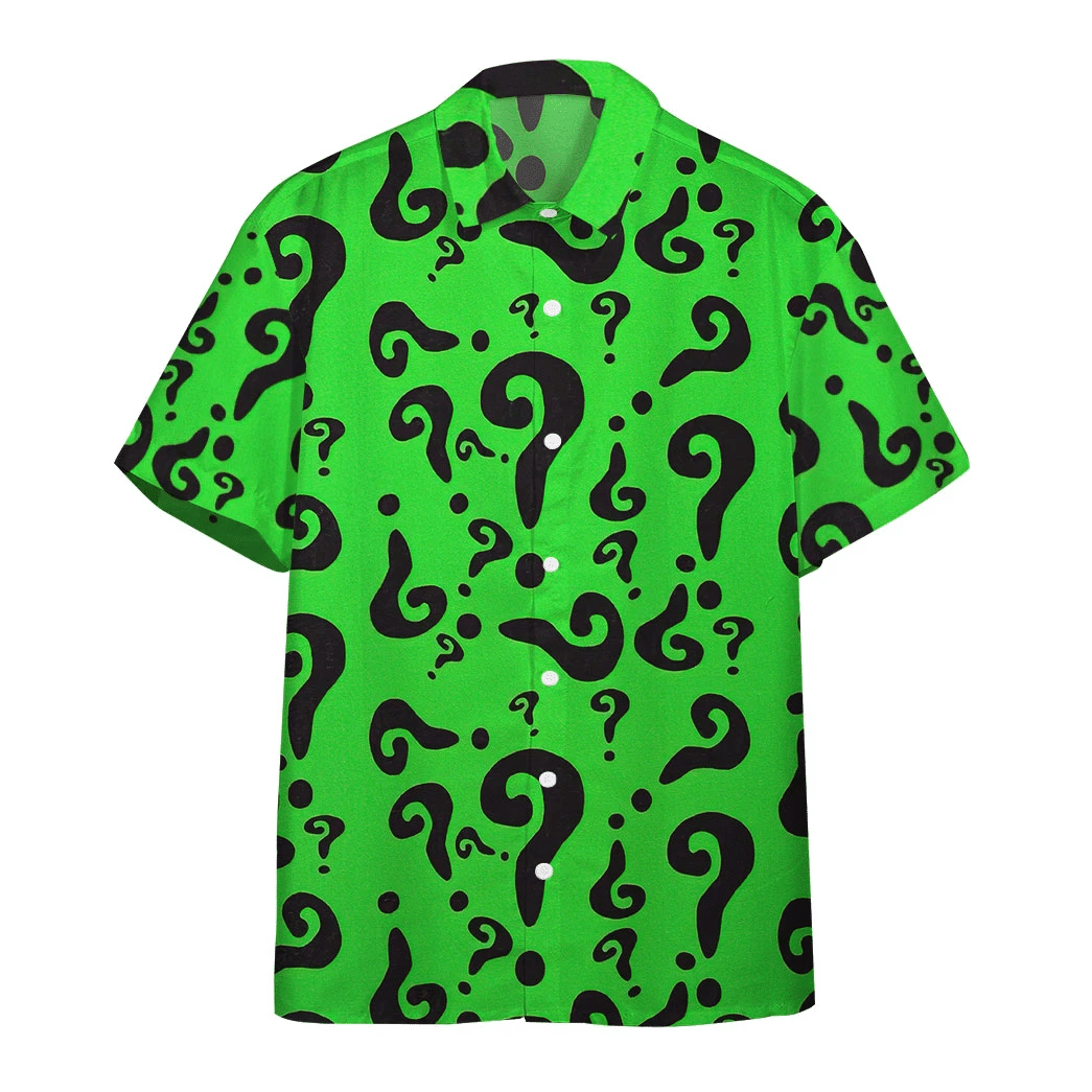 Gearhumans Dc The Riddler Custom Hawaiian Shirt Ha87215