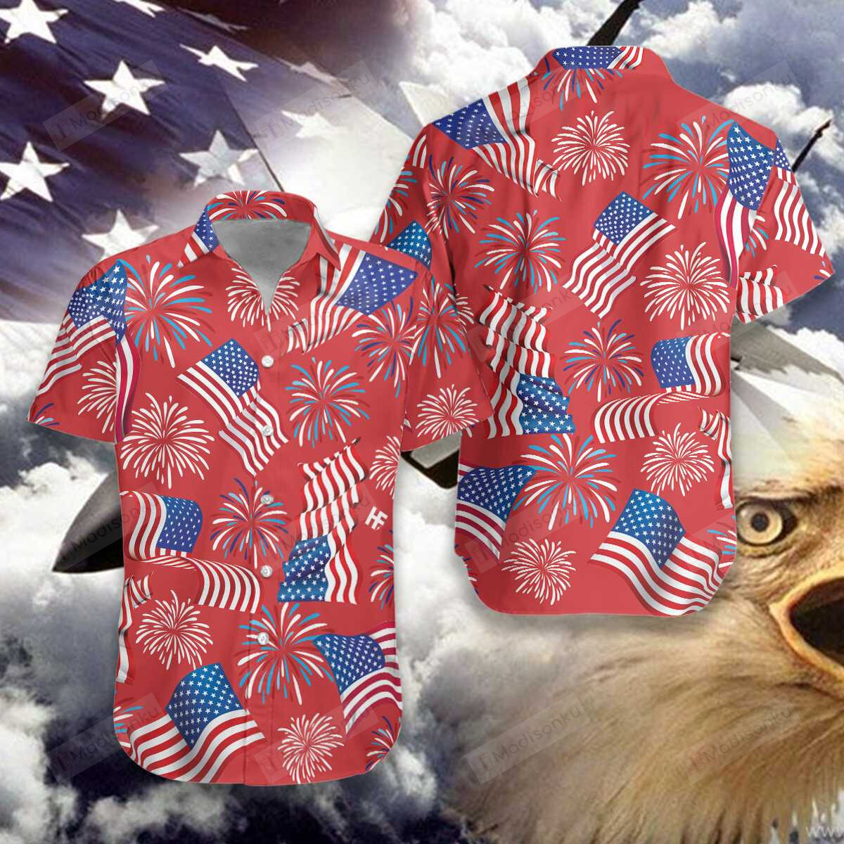 4Th July Patriotic Hawaiian Shirt