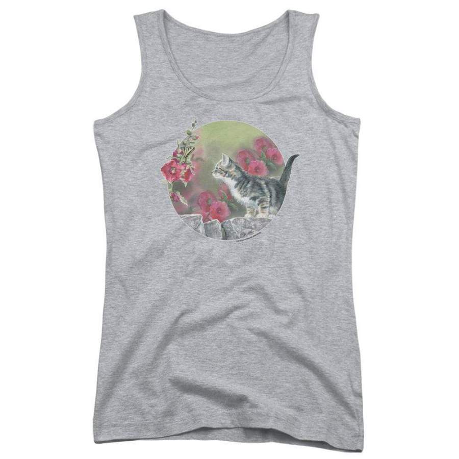 Wild Wings Kitten Flowers Juniors Tank