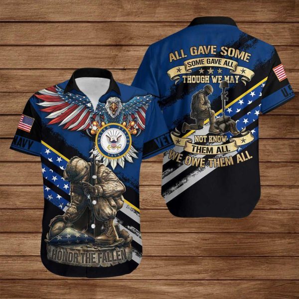 Honor The Fallen Veteran Hawaiian Shirt Gift For Day Us Ha14164