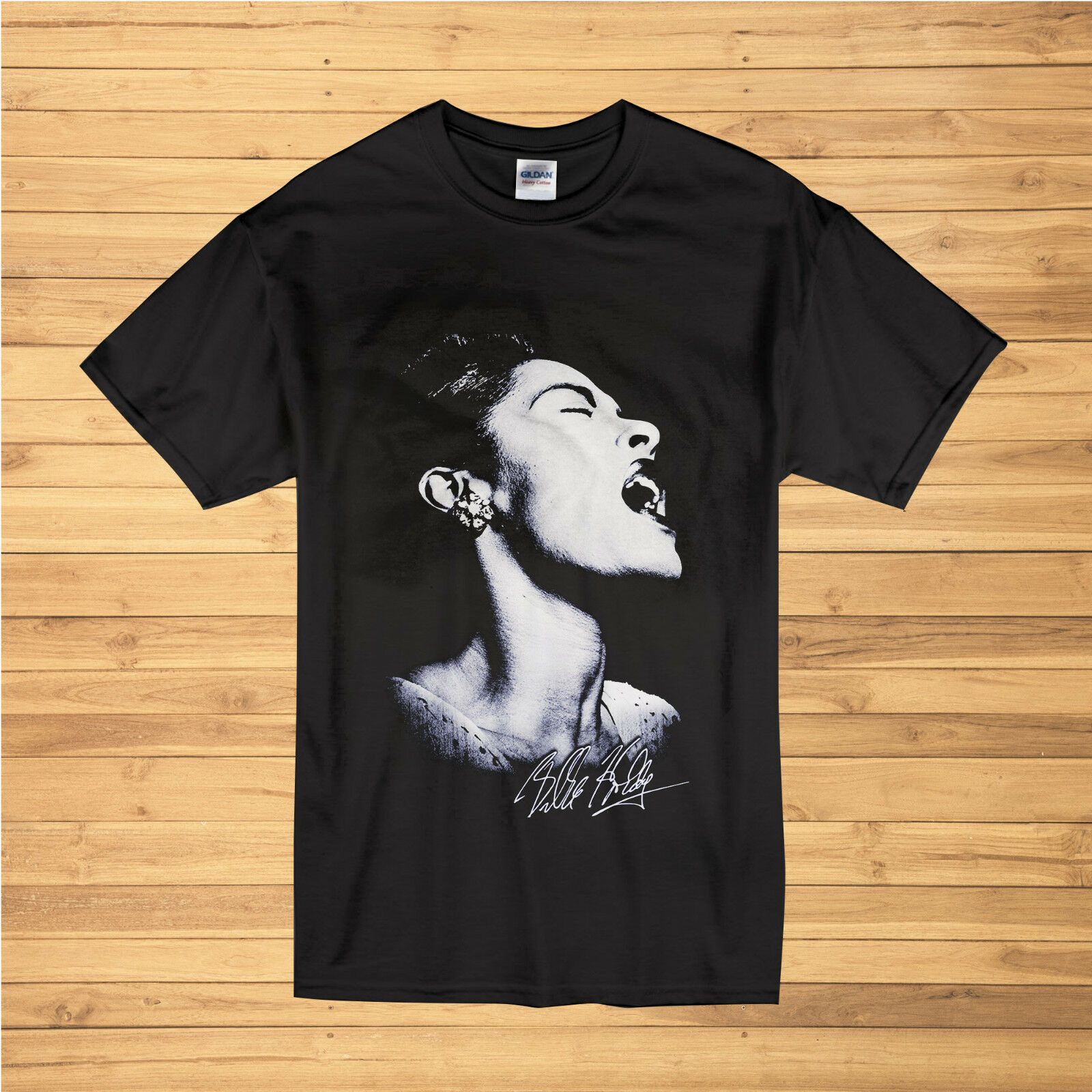 Billie Holiday Vintage Gildan T-shirt Size S-5XL