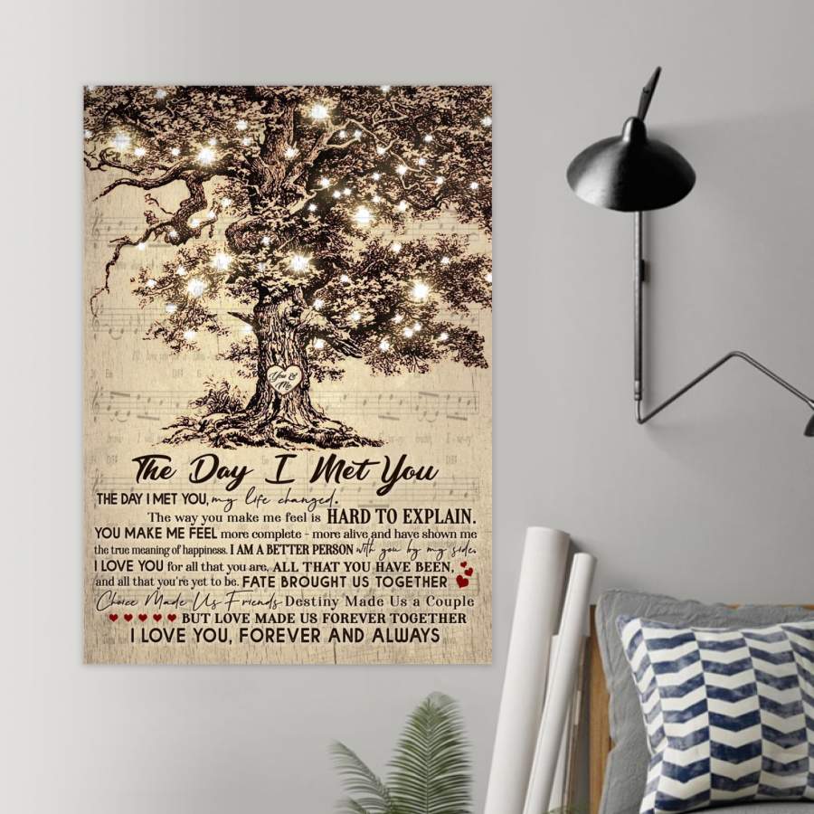The Tree The Day I Met You –  Poster