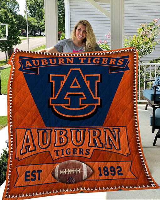 Auburn Tigers Quilt Blanket Lc4