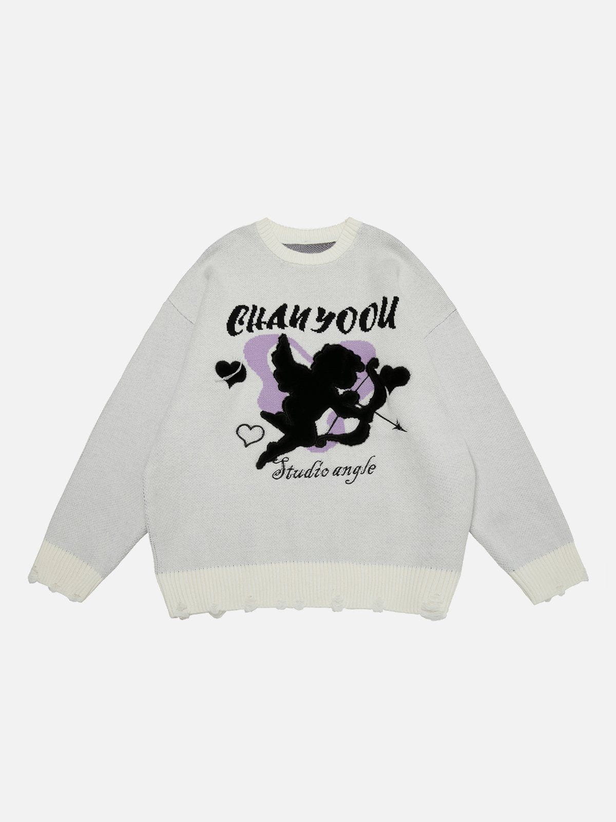 Talishko™ – Cupid Letters Graphic Sweater