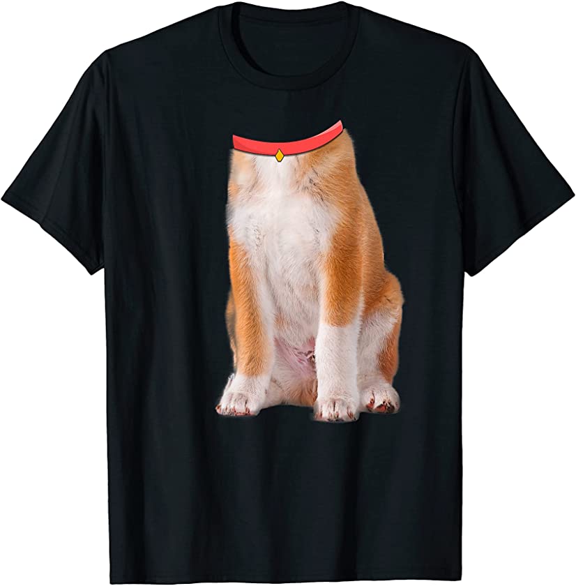 Akita Inu Costume Halloween Funny Dog Lover Animal Cosplay T-Shirt