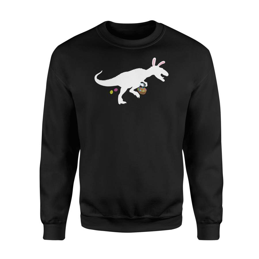 Easter Bunny Dinosaur Funny Easter Kids Boy Girl Egg Sweatshirt