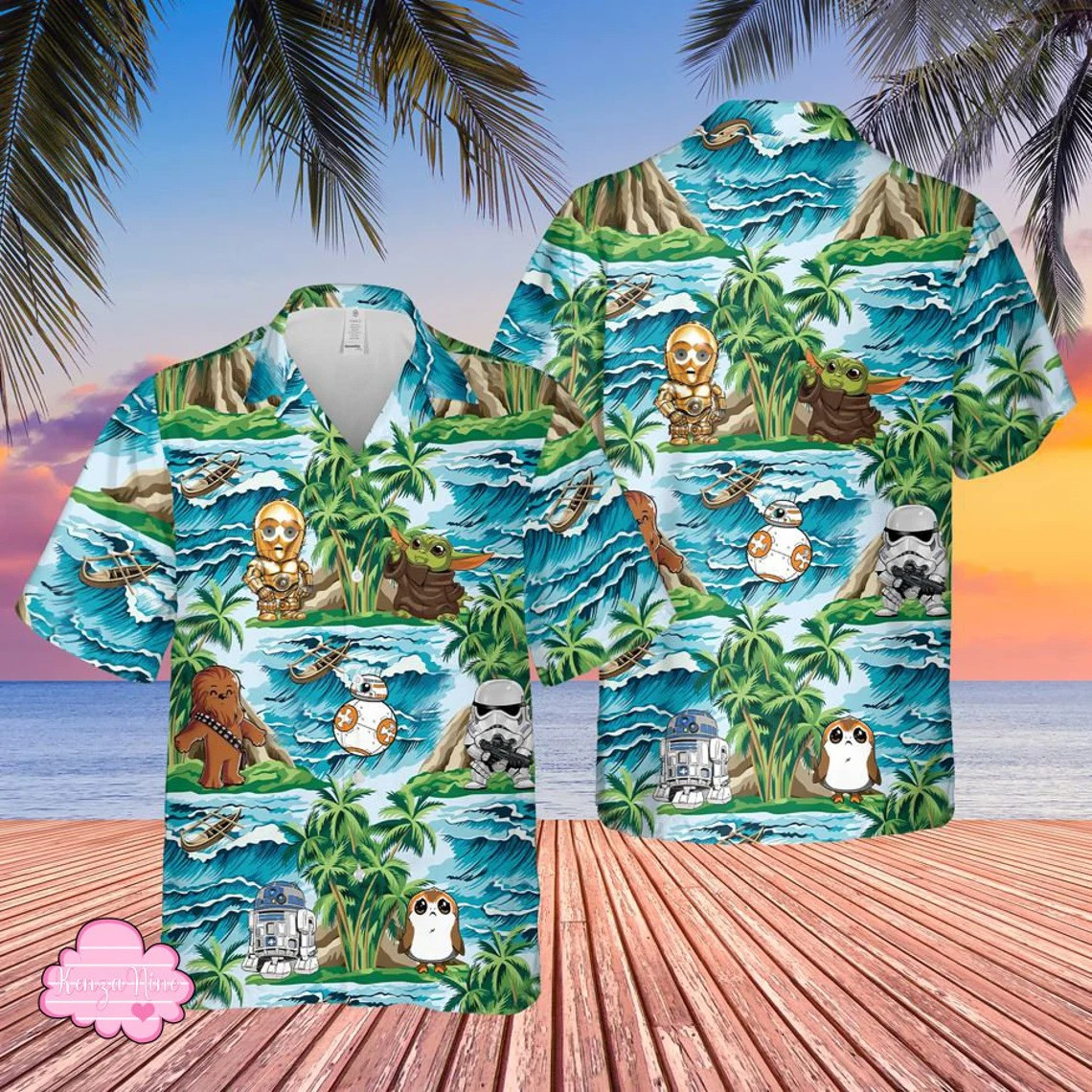 Tropical Stars War Hawaii Shirt 019 Ha64014