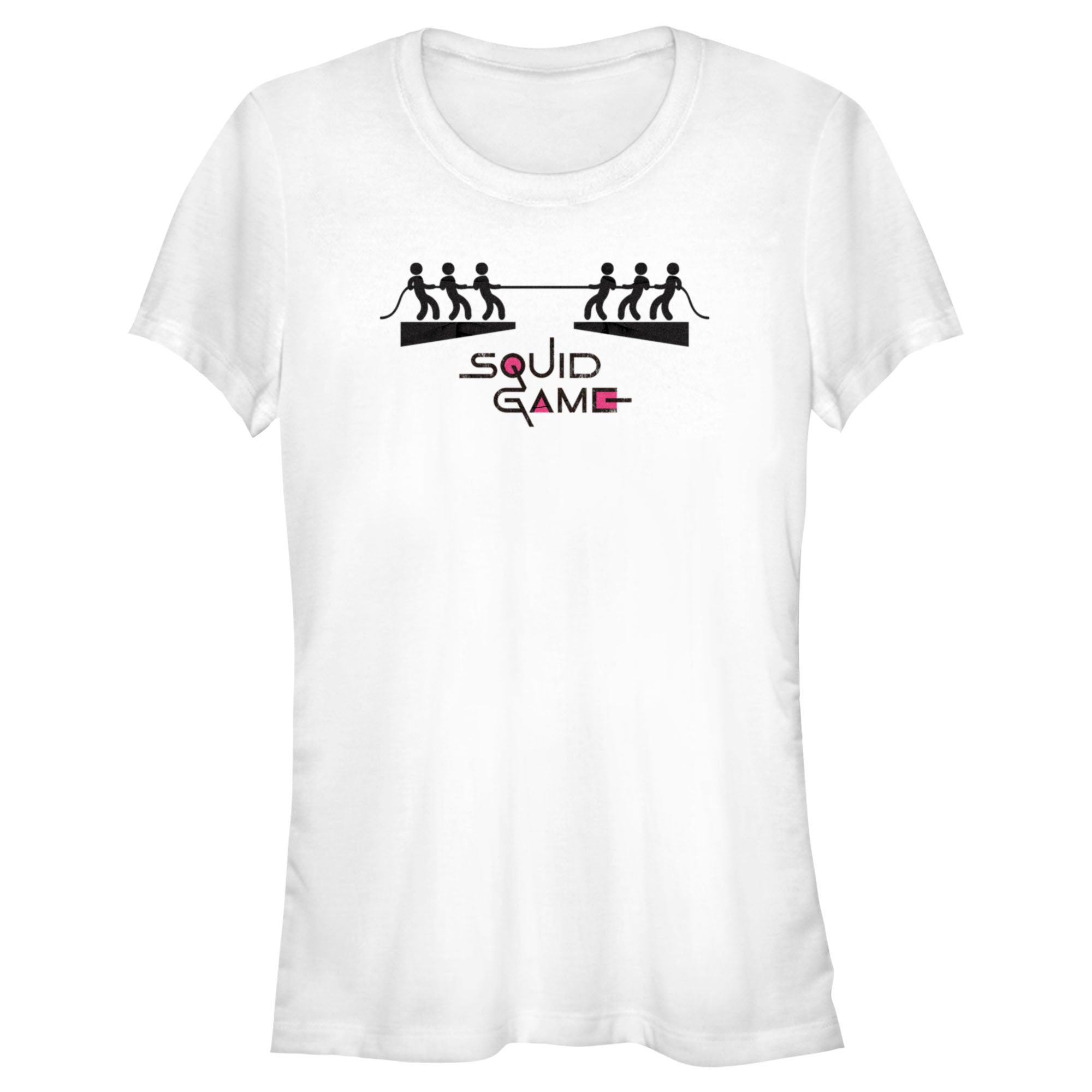 Squid Game Junior’S Stick Figure Tug Of War  T-Shirt