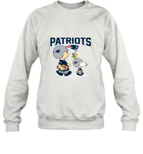 New England Patriots Let’S Play Football Together Snoopy 2D Sweatshirt