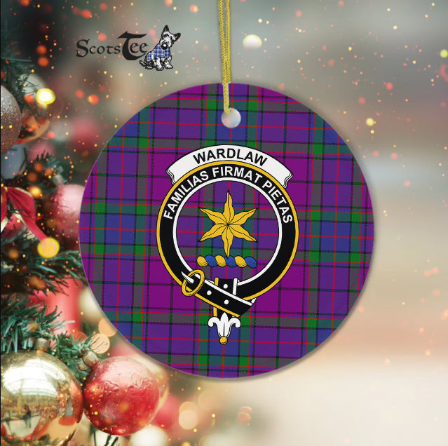 Wardlaw Scottish Clan Plaid Ornament Gift. Christmas Tree Ornament Wardlaw Clan Tartan Ornament Great Christmas Ornaments Gift