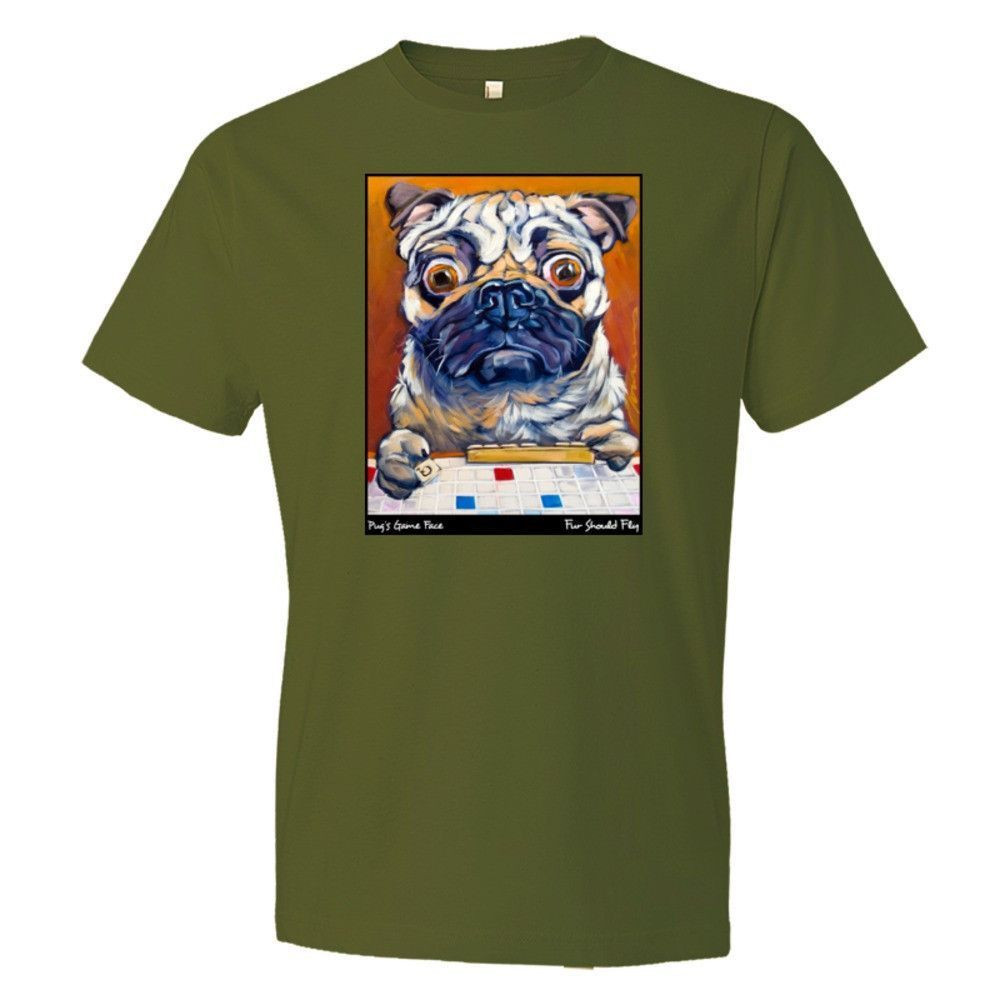 Pug S Game Face S Fine Shirt