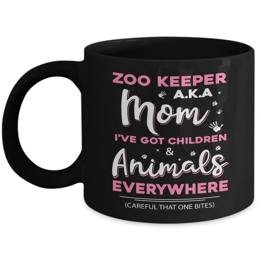 Zoo Keeper Aka Mom I’ve Got Children And Animals Everywhere Mug