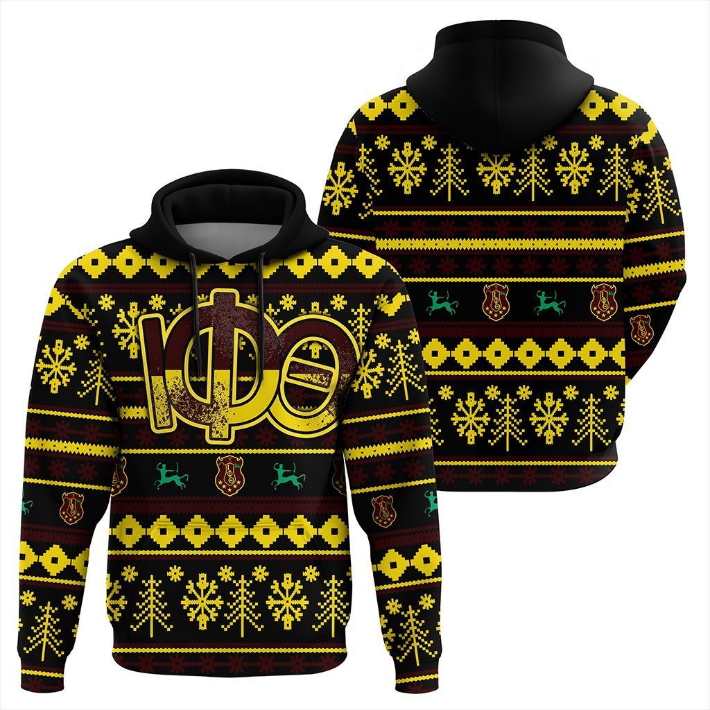 Greek Life Hoodie – Iota Phi Theta Christmas Splatters Pullover