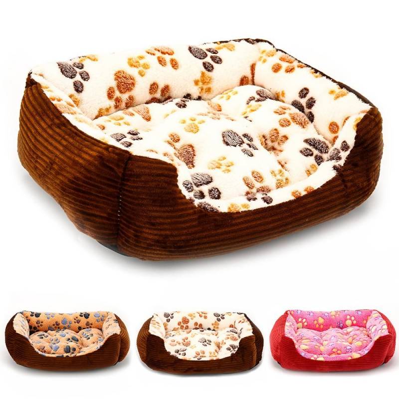 Pet Products Dog Beds Mats For Small Medium Large Dogs Puppy Cat Bed House Winter Dog Bed Sofa Kennels House Bench Dogs Blankets