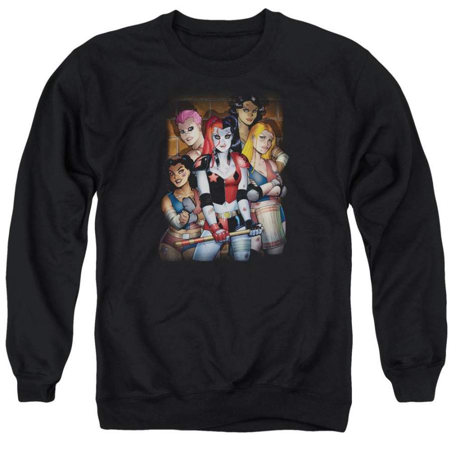 Batman – Bad Girls Adult Crewneck Sweatshirt