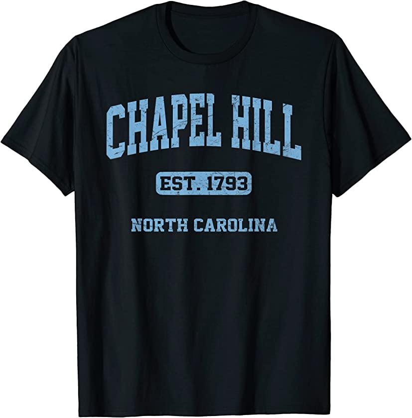 Chapel Hill North Carolina NC vintage Athletic Style gift T-Shirt