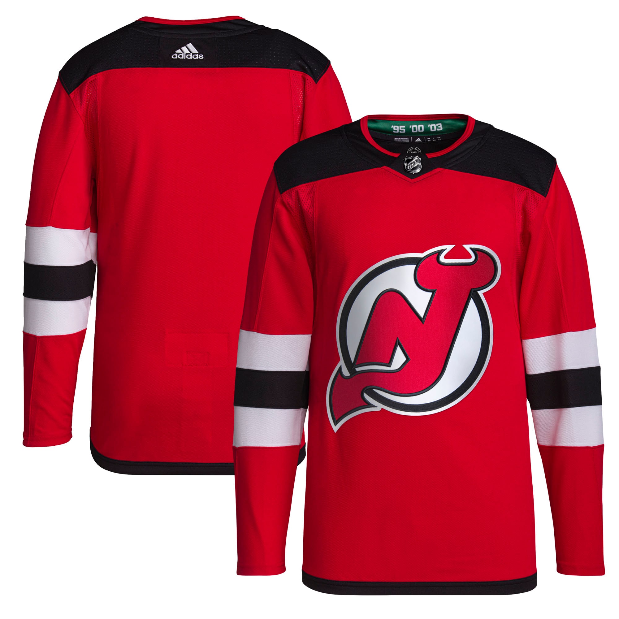 New Jersey Devils Home Primegreen Authentic Jersey – Red