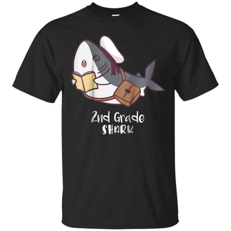 AGR Kids 2nd Grade Shark Second Grader Student School Cute T Shirt Jaq T-shirt