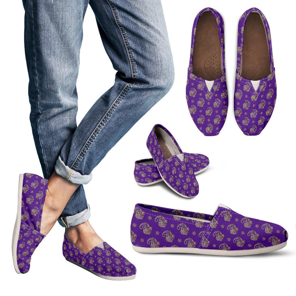 Lucky Purple Elephant Women’S Casual Shoes