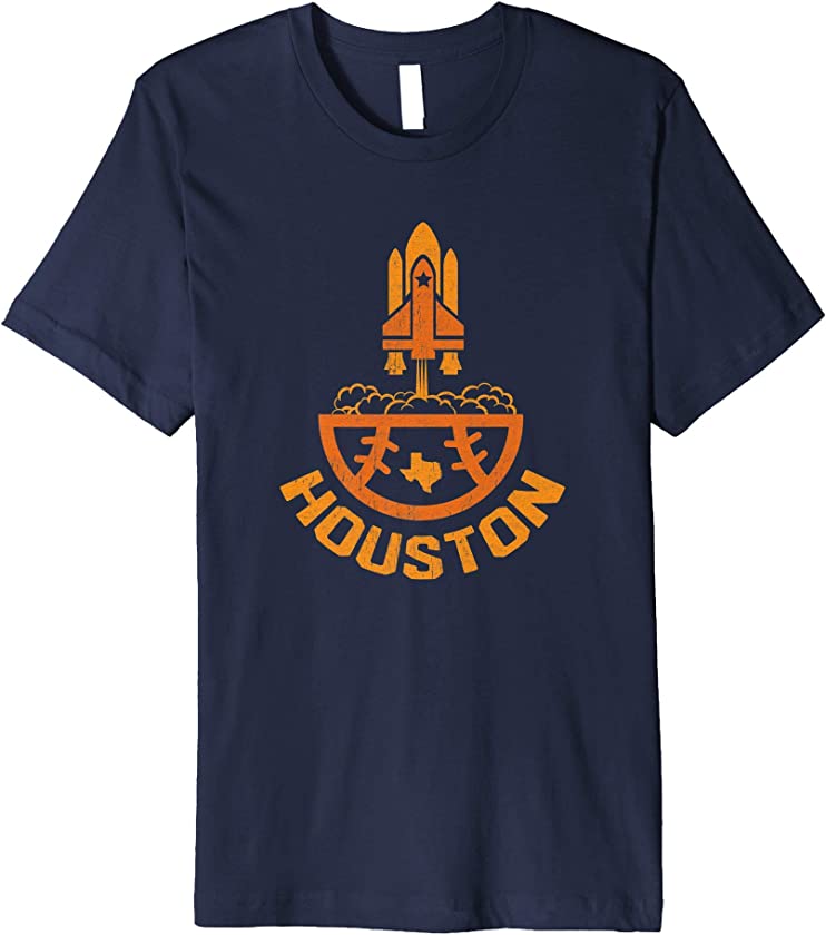 Vintage Houston Baseball Launch Site Texas Premium T-Shirt