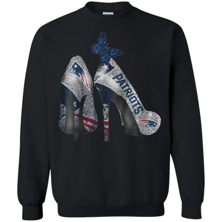 AGR New  England  Patriots  Rhinestone  High  Heels Sweatshirt